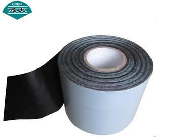 China Anti fita de envolvimento interna corrosiva da fita aplicada fria de aço do tubo com esparadrapo preto do butilo da cor fornecedor