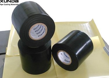 China Fita da tubulação da corrosão da espessura preta da cor 0.76mm anti com revestimento protetor do polietileno fornecedor